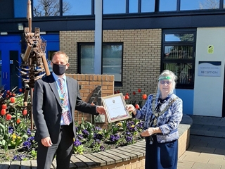 Pupils and staff are praised for going above and beyond
