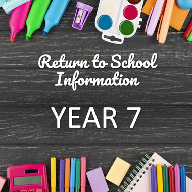 Year 7 - Return to School September 2021