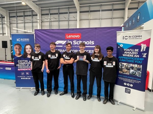 Charlton School ‘F1 in Schools’ team races to National Finals