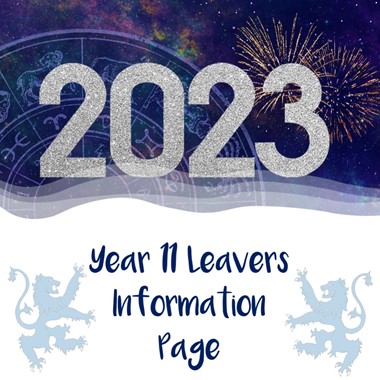 Year 11 Leavers Information 