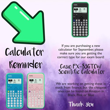 Calculator Reminder