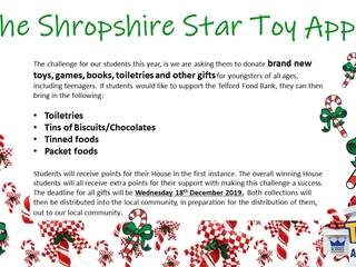 The Shropshire Star and Storage King Christmas Toy Appeal