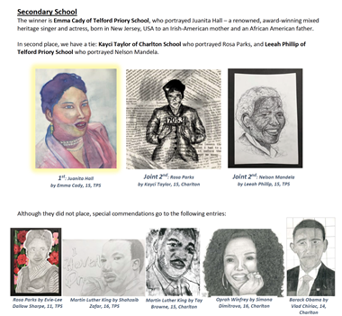 Telford African & Afro-Caribbean Resource Centre Black History Month Art Competition.