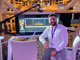 World Cup TV role for former student